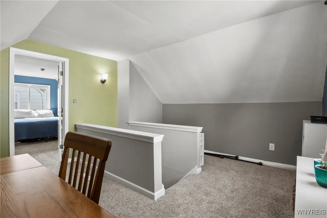bonus space upstairs is perfect for an office or nursery