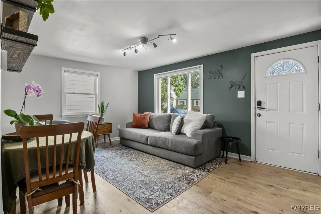 Living room with a view of the front yard