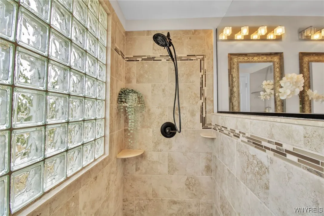 huge walk-in shower