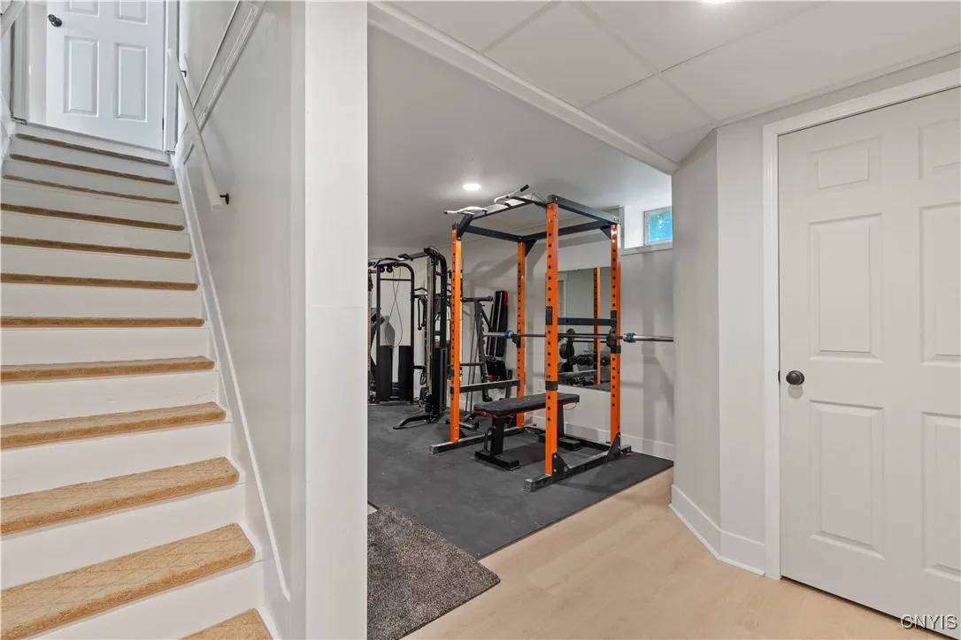 Newly finished basement