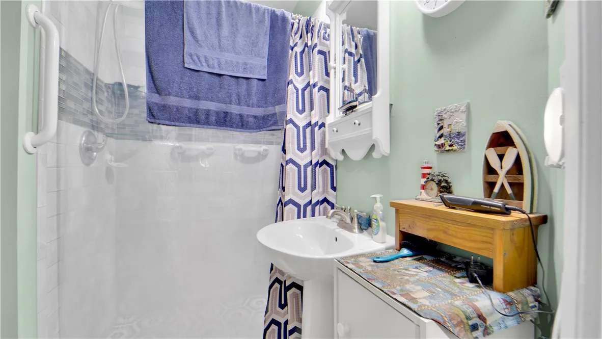 Updated Bathroom on lower unit