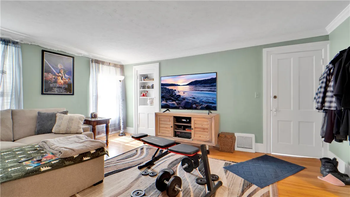 Living Room on upper level unit