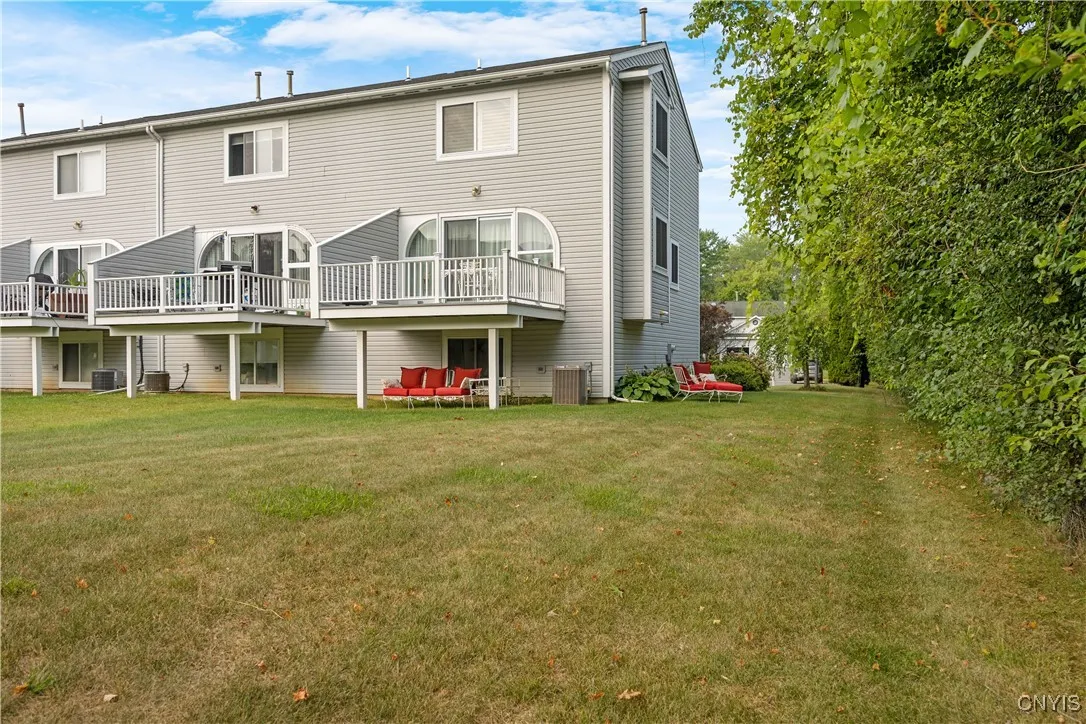 Back deck and side yard