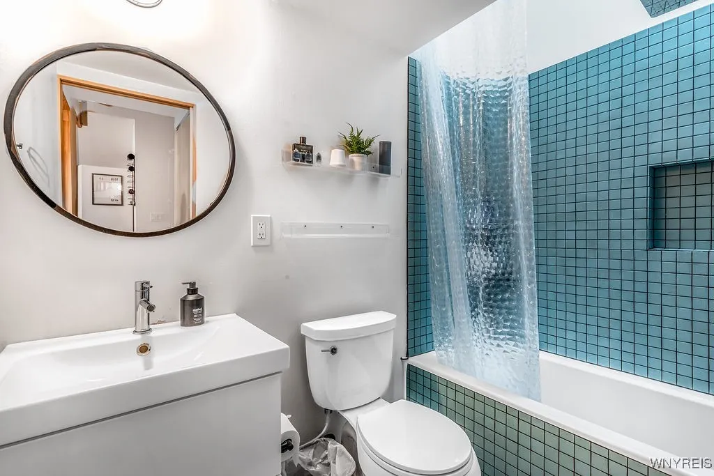 Bath with Skylight over shower