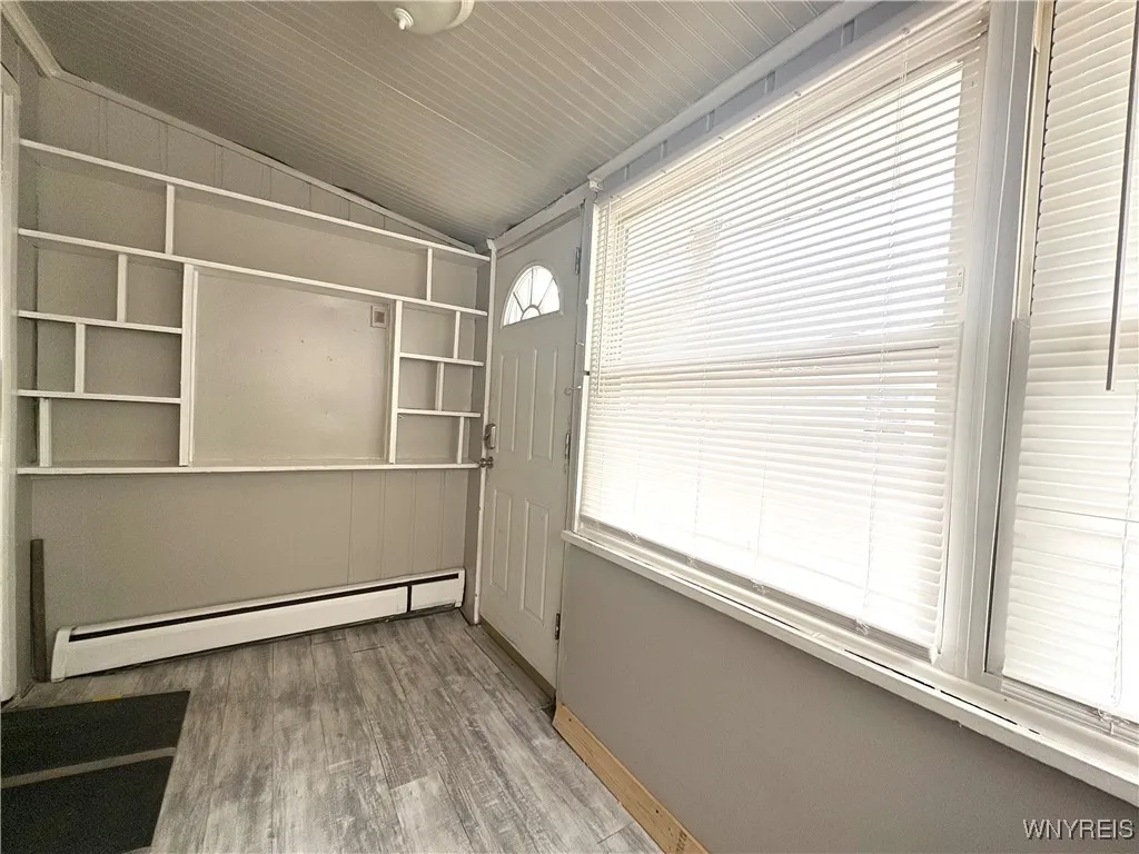 mud room at side entrance