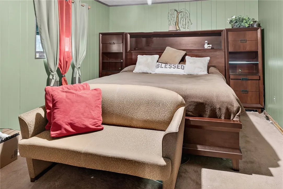 The fifth bedroom big enough for a king bed