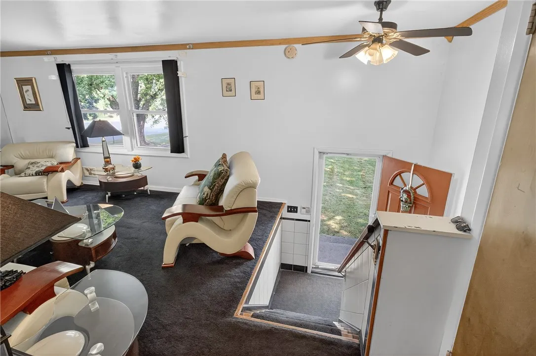 The Front entry leads to the formal living room