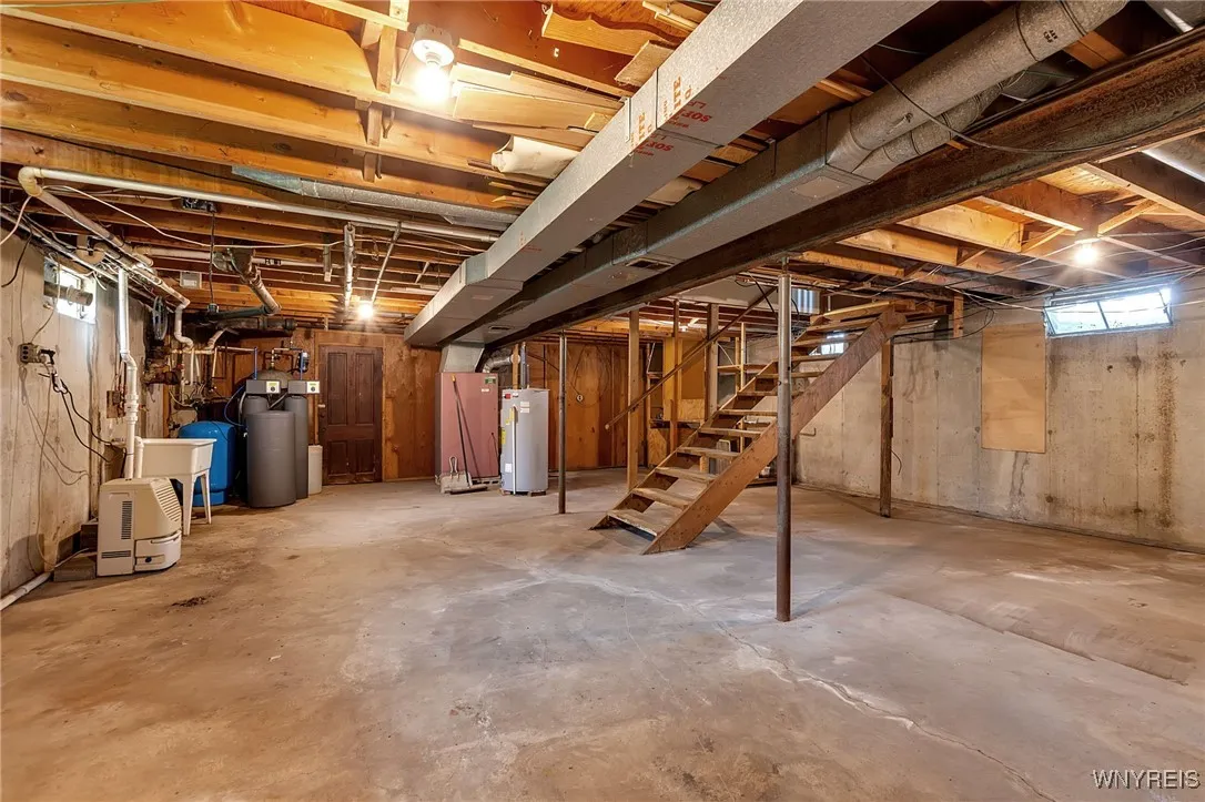 Left unit basement (vacant)