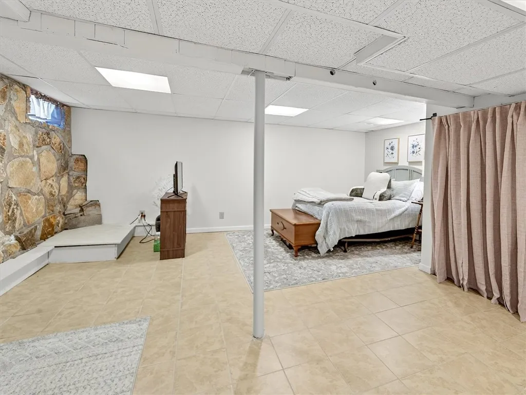 partially finished basement