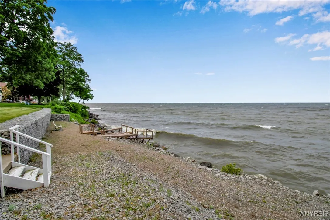 Amazing waterfront area with water access.