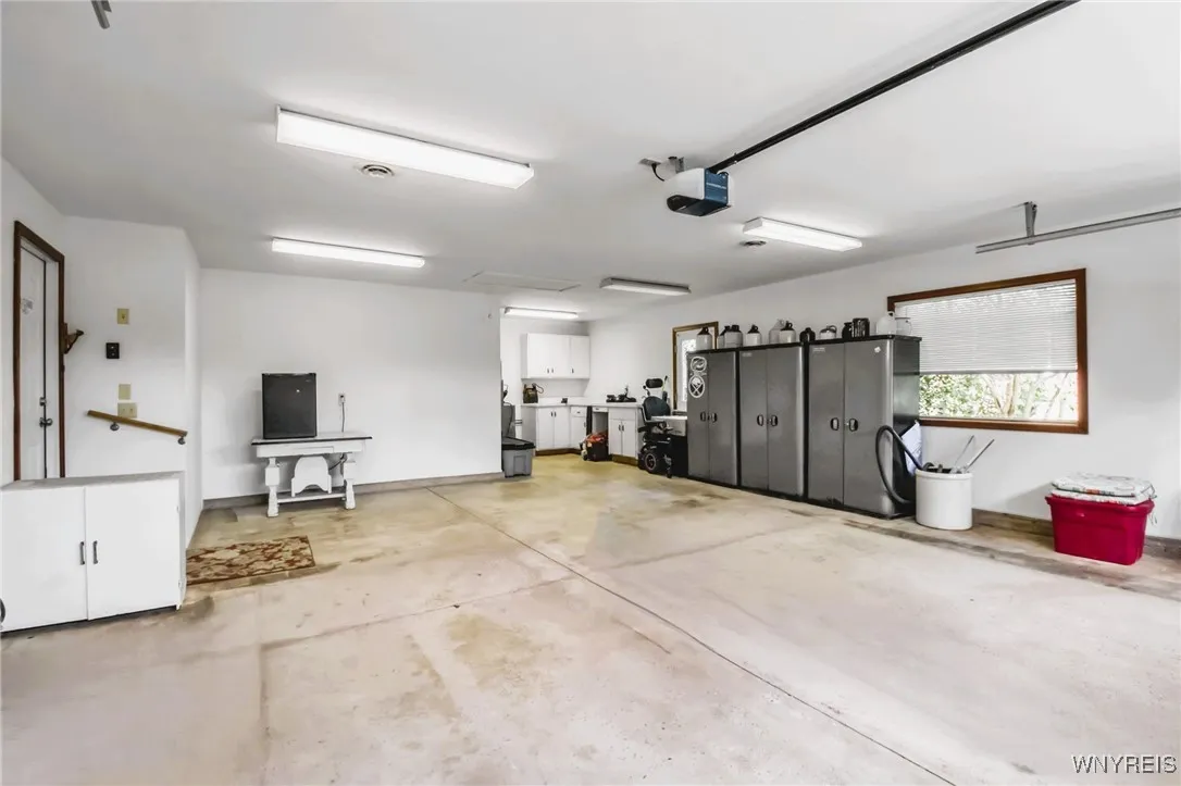Attached garage