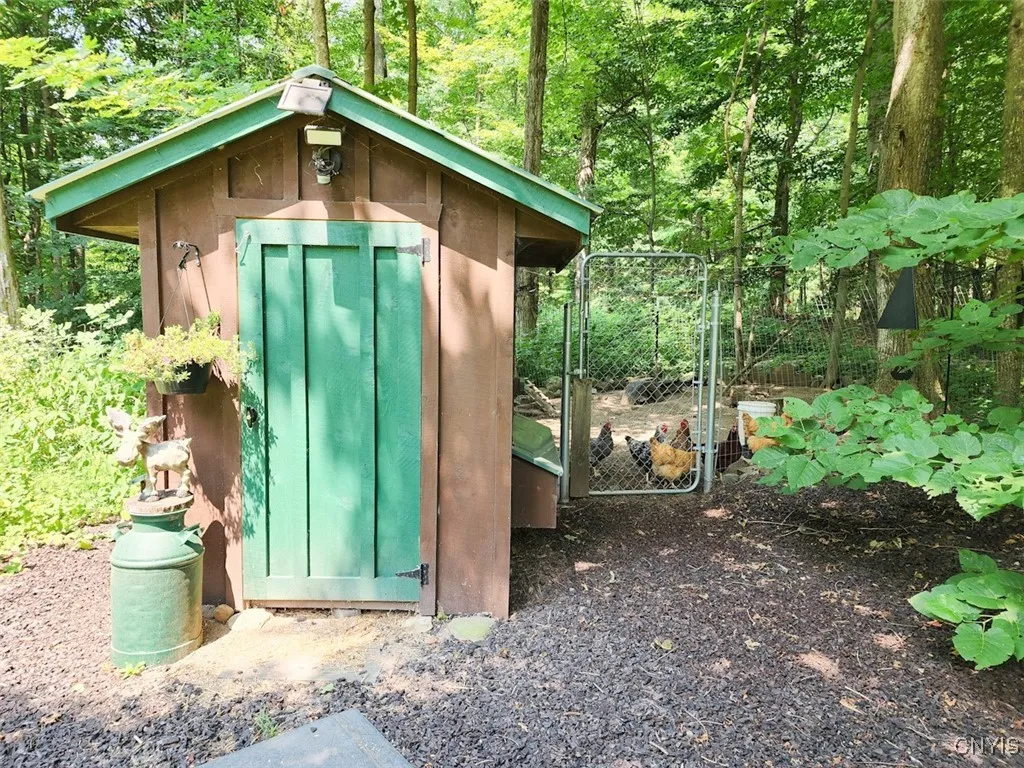 Ever dreamed of homesteading? Then take a look at this! It's an adorable chicken coop!