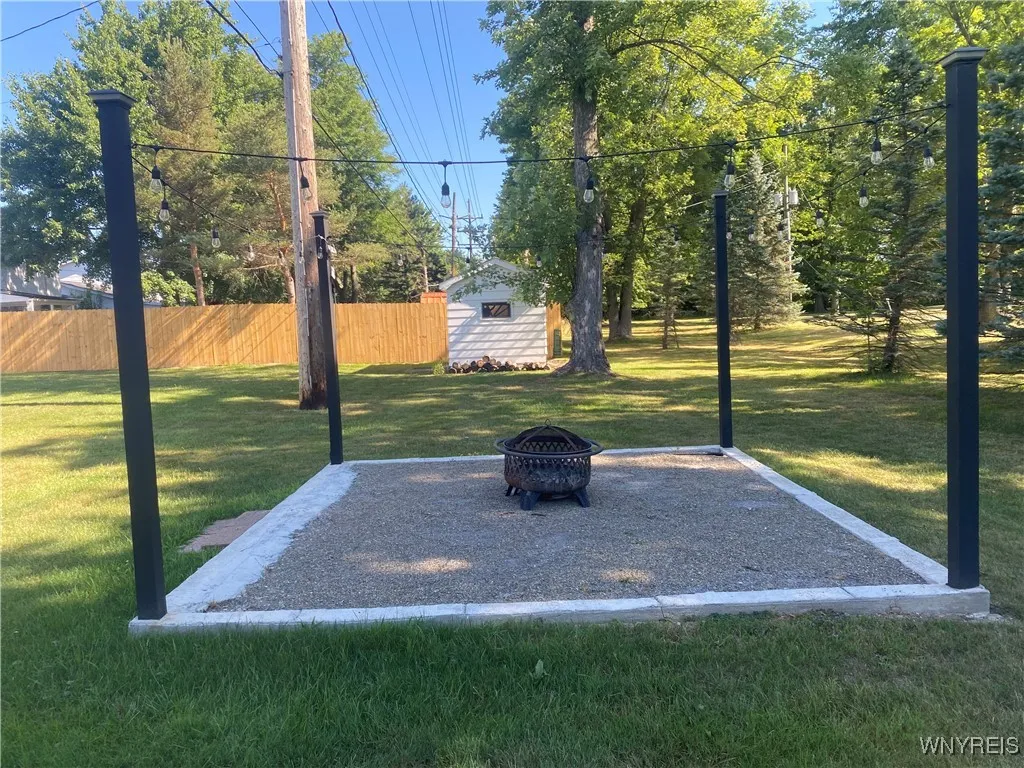 Fire pit area