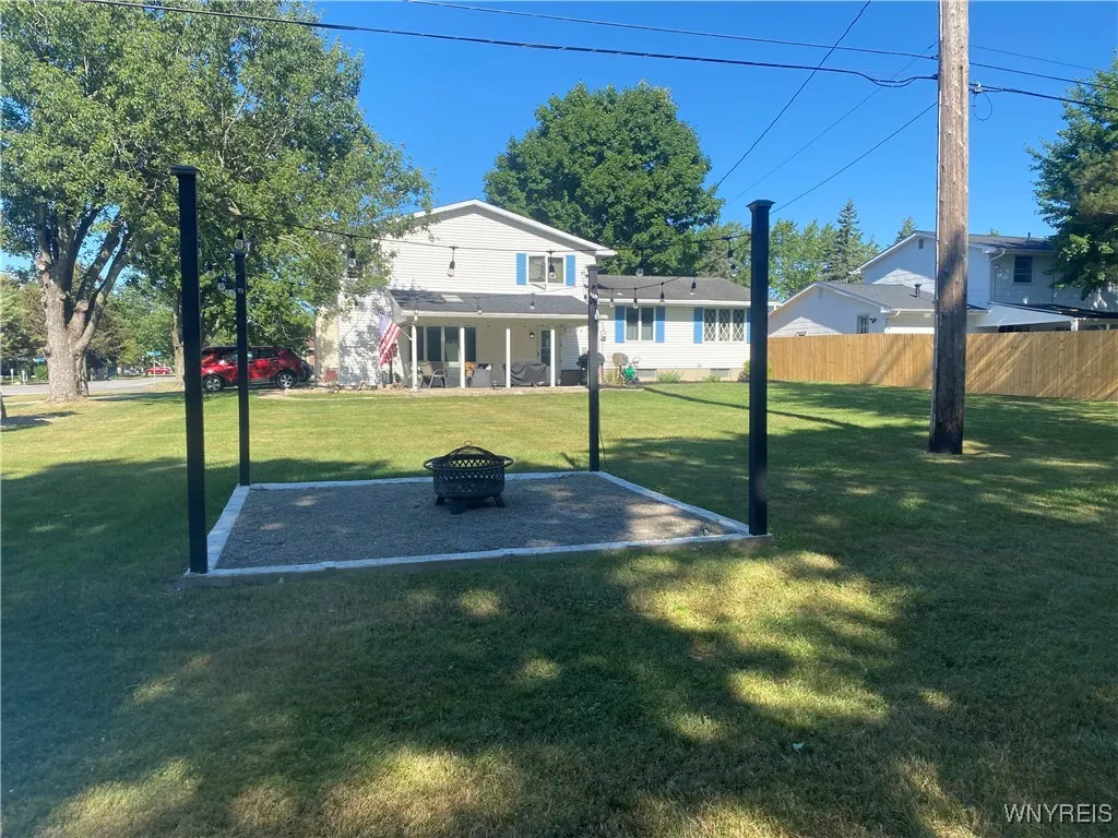 View from rear of yard