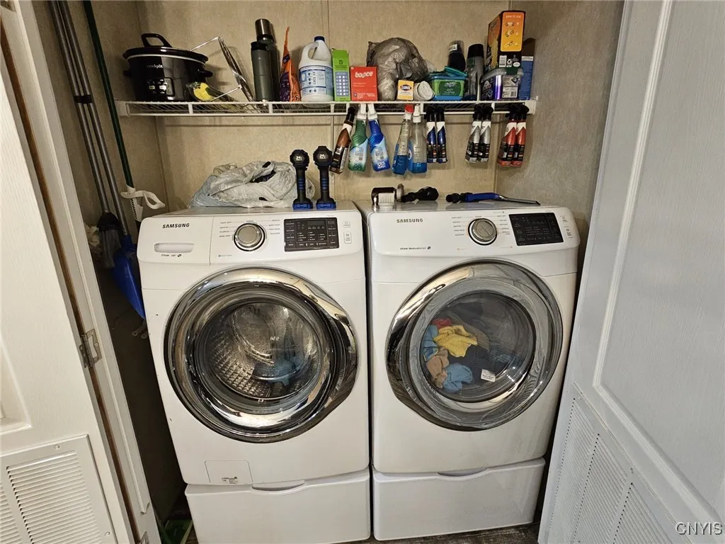 LAUNDRY IN KITCHEN AREA