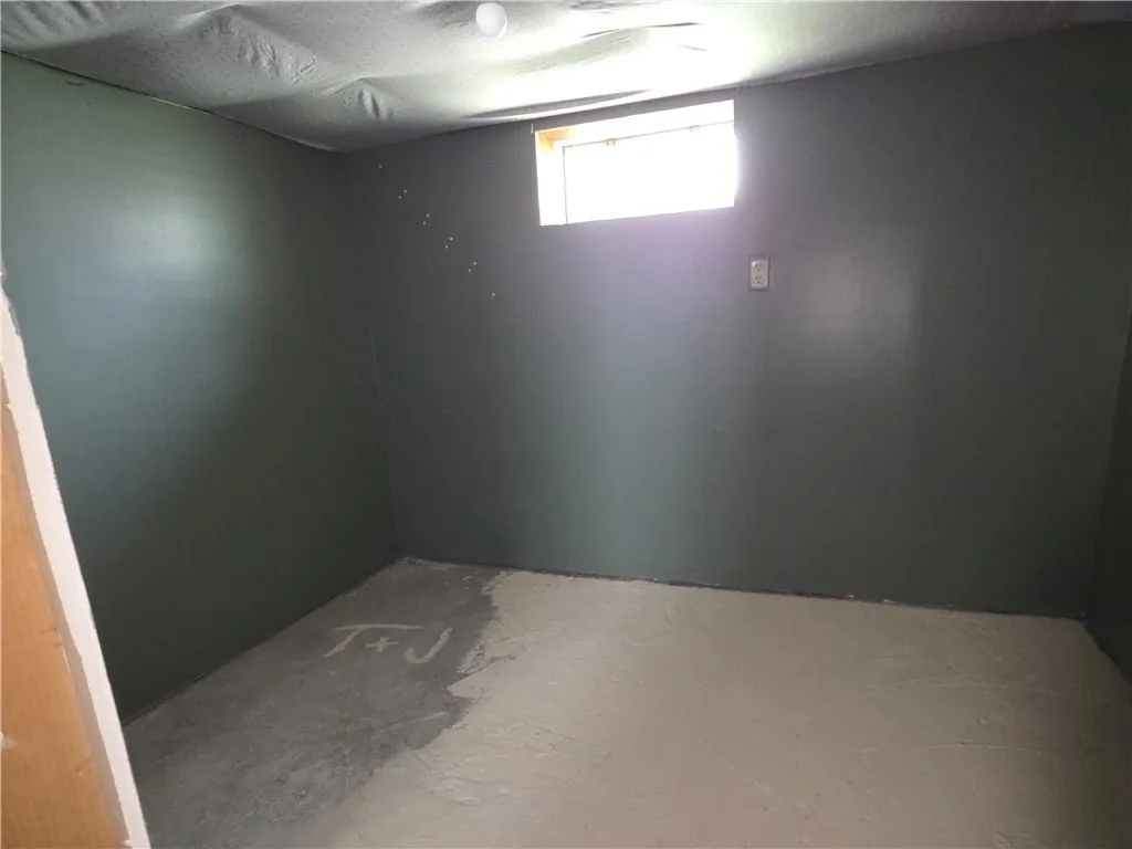 Room in the back of the basement