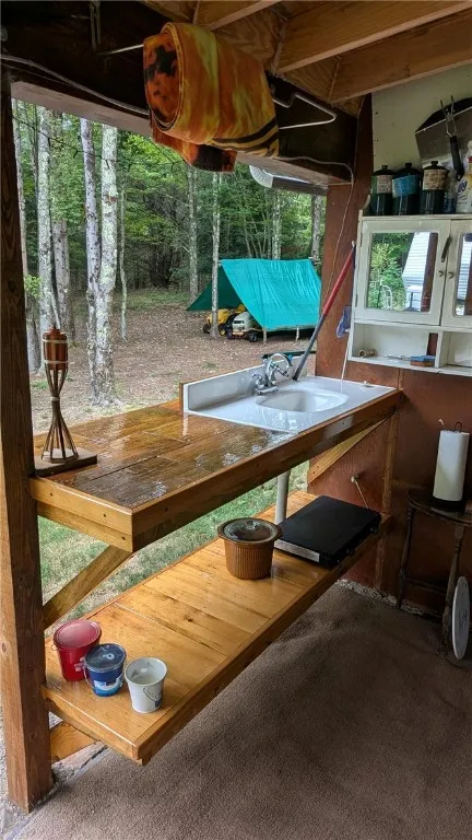 Another counter with sink in 16X16 ft addition.. Perfect place for those summer get togethers