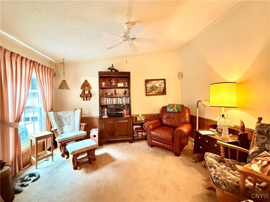 Originally a bedroom, converted into a den.