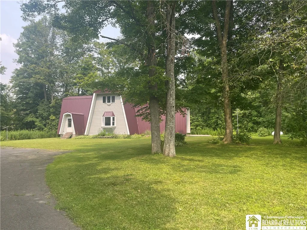 View from driveway