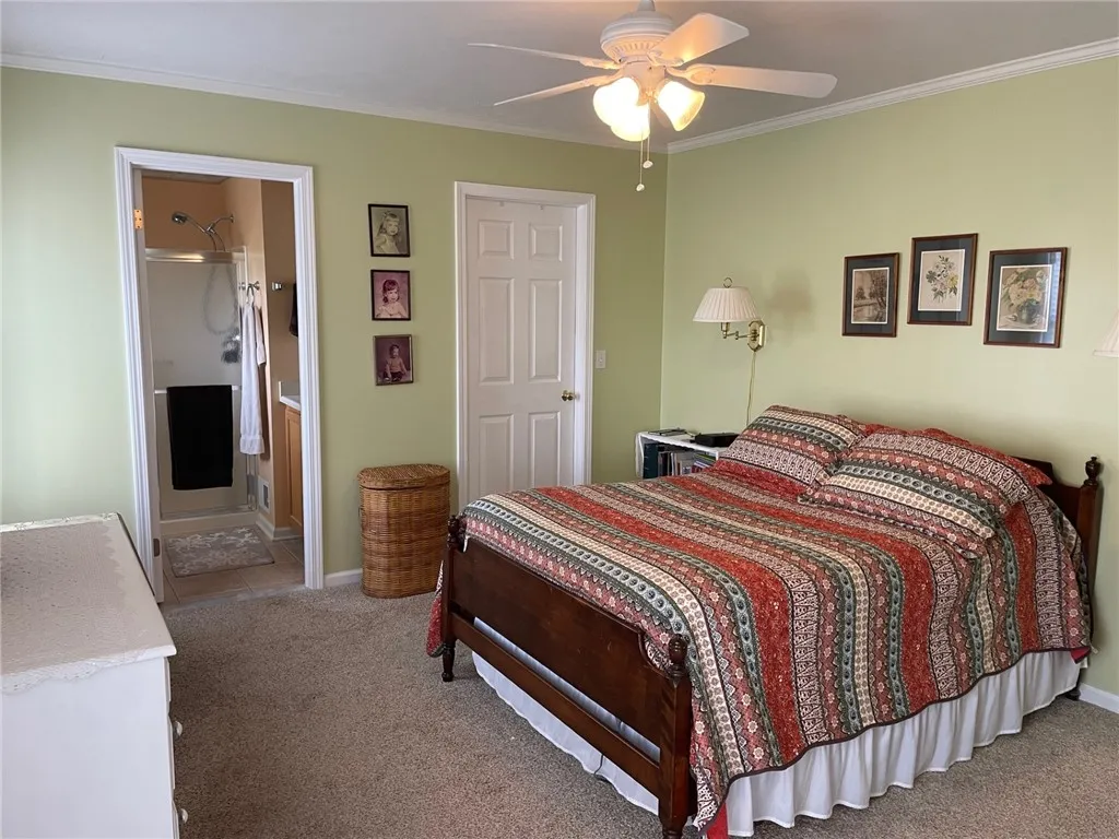 Primary bedroom with ensuite