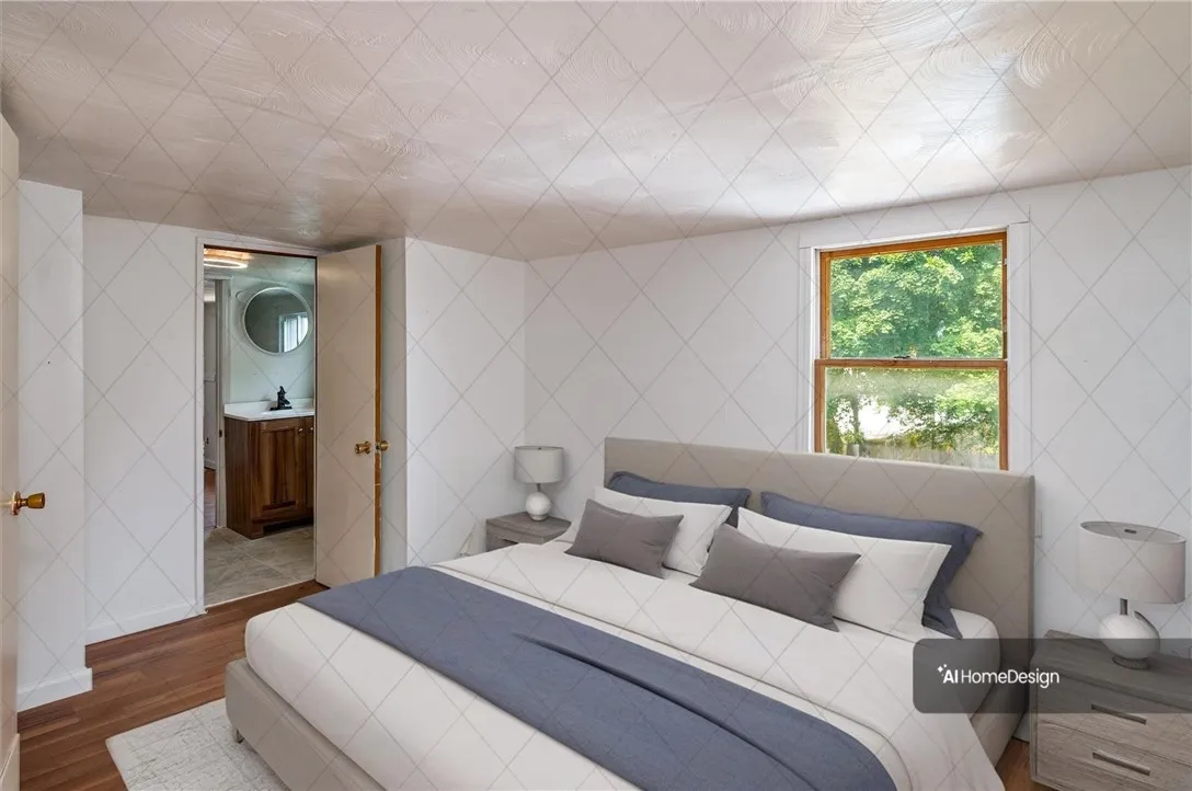 Virtually staged photo