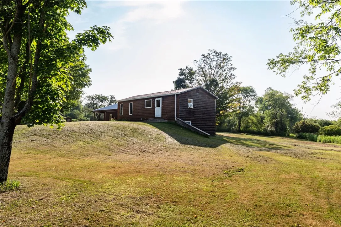 Front and side of house
