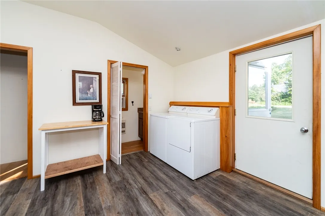 Laundry area/half bath
