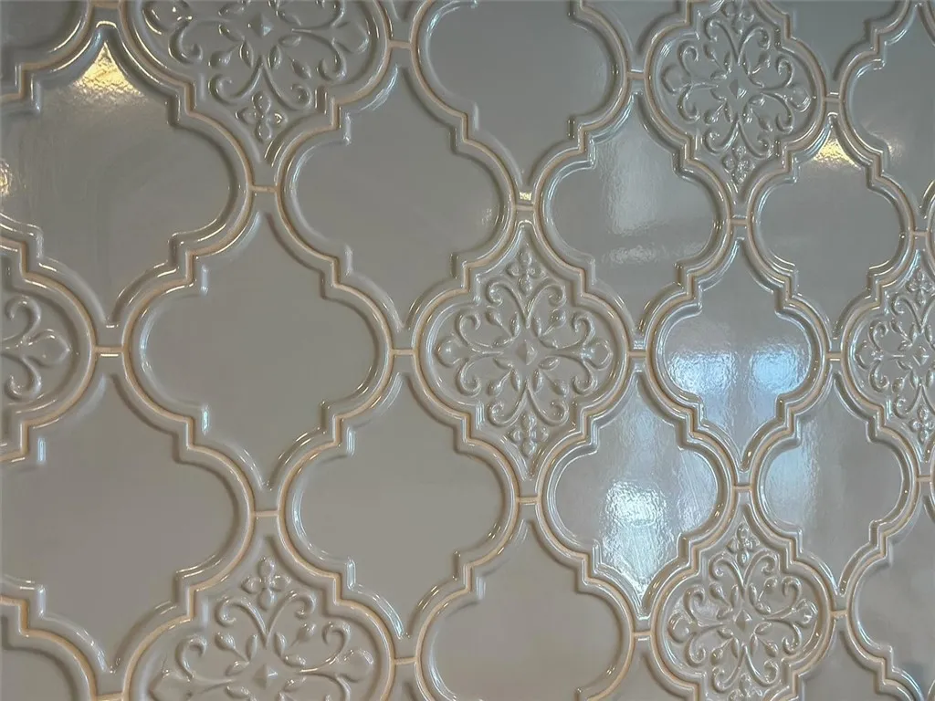 Custom tile backsplash