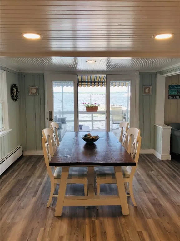 Great view from the dining table.