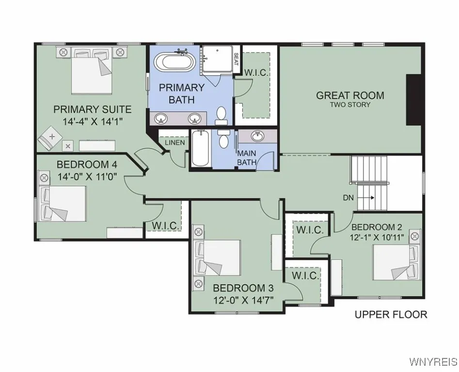 Second Floor Layout