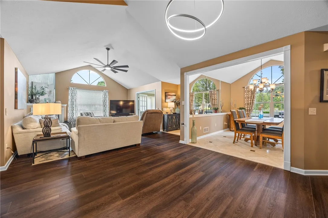 Flex space and view to Dining Room/Flex Space