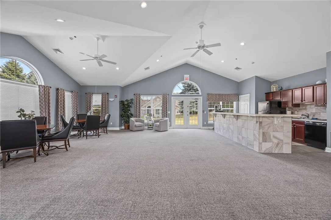 Clubhouse Meeting Area - the Hub of Social Activities and available for private events