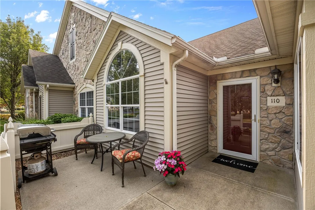 Front Entrance with private patio area