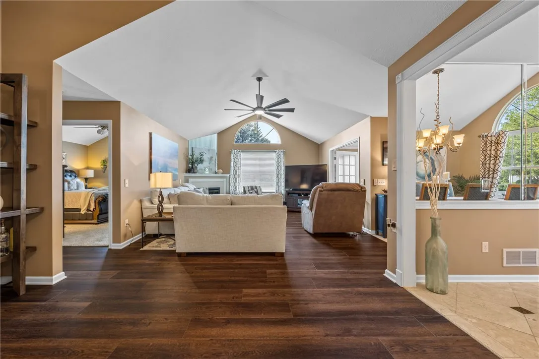 Living Room with flex space