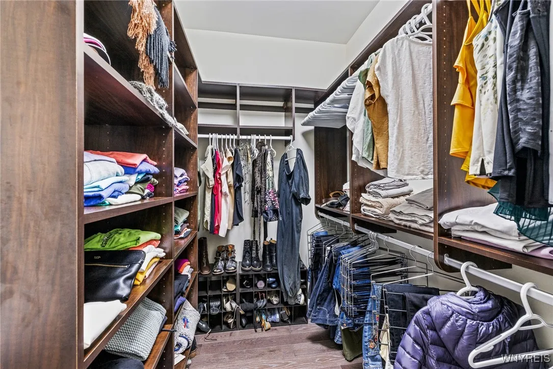 Primary walk-in closet