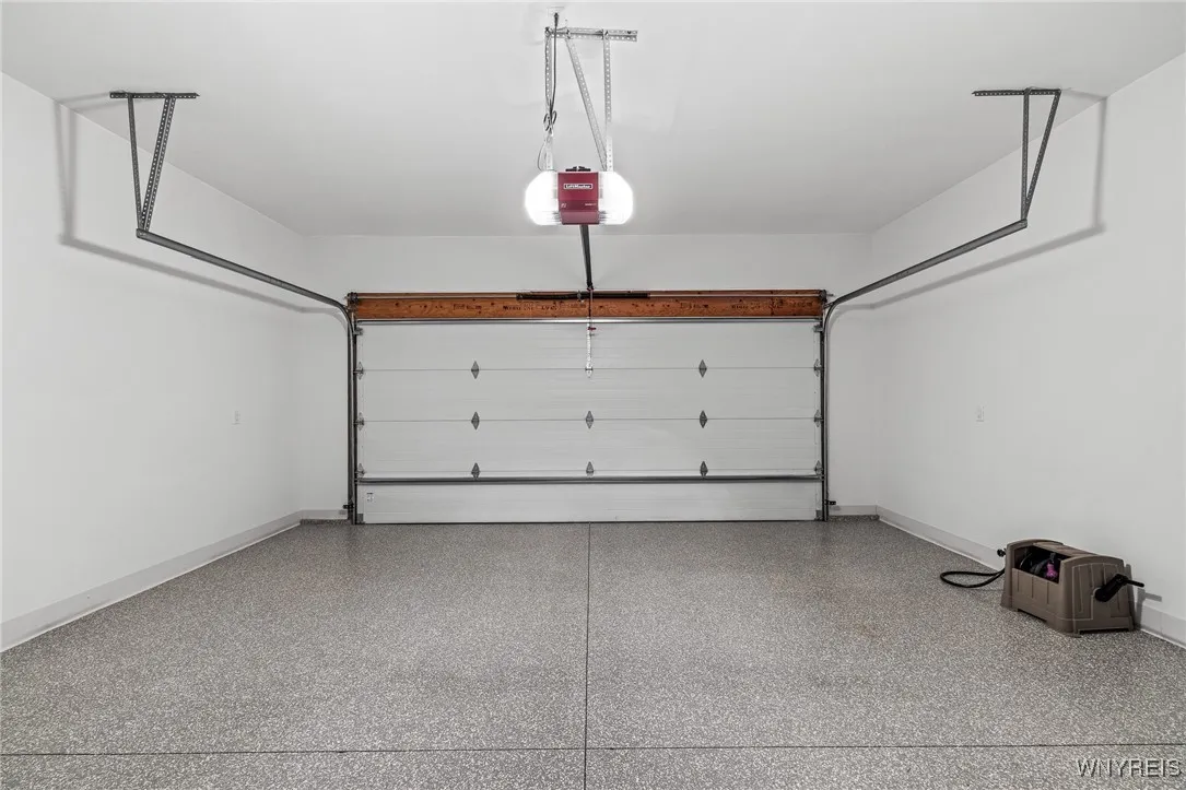 2 Car Garage, new insulated door, epoxy floor