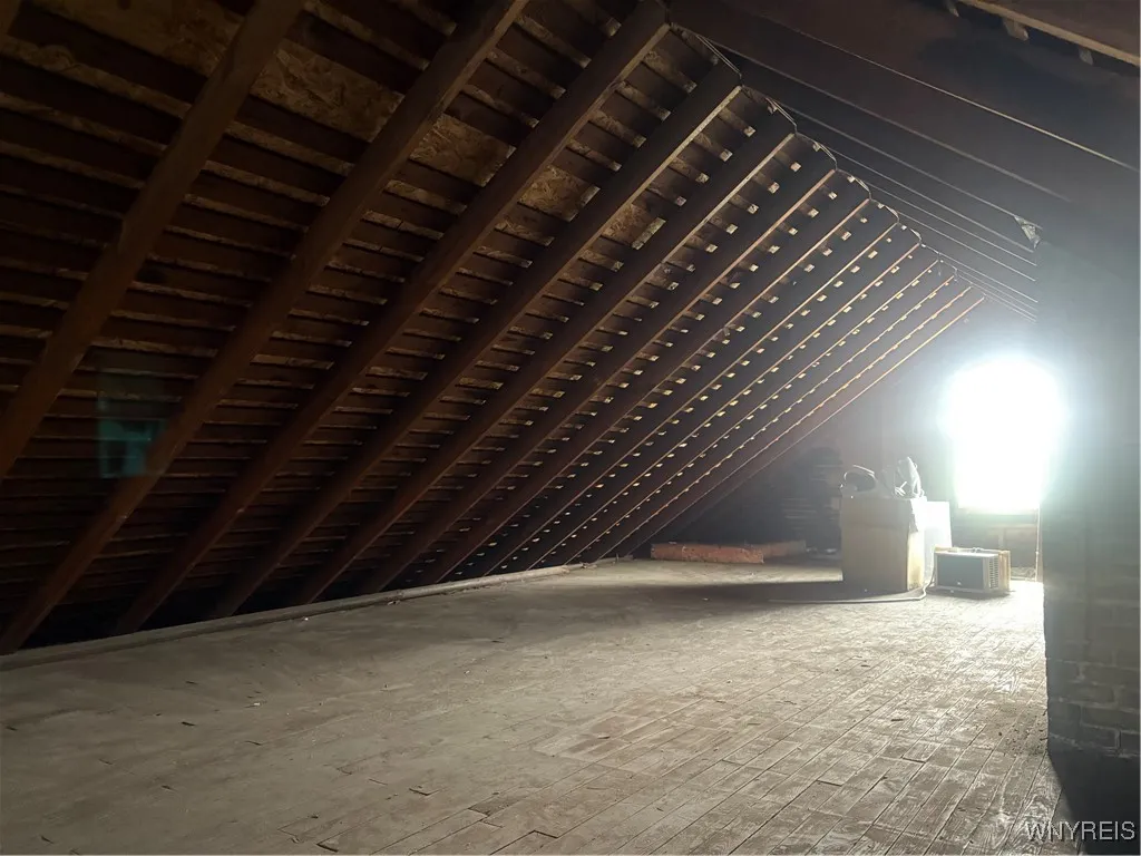 Attic for additional storage