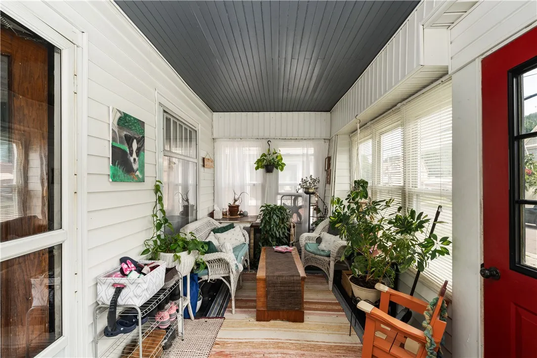Enclosed front porch