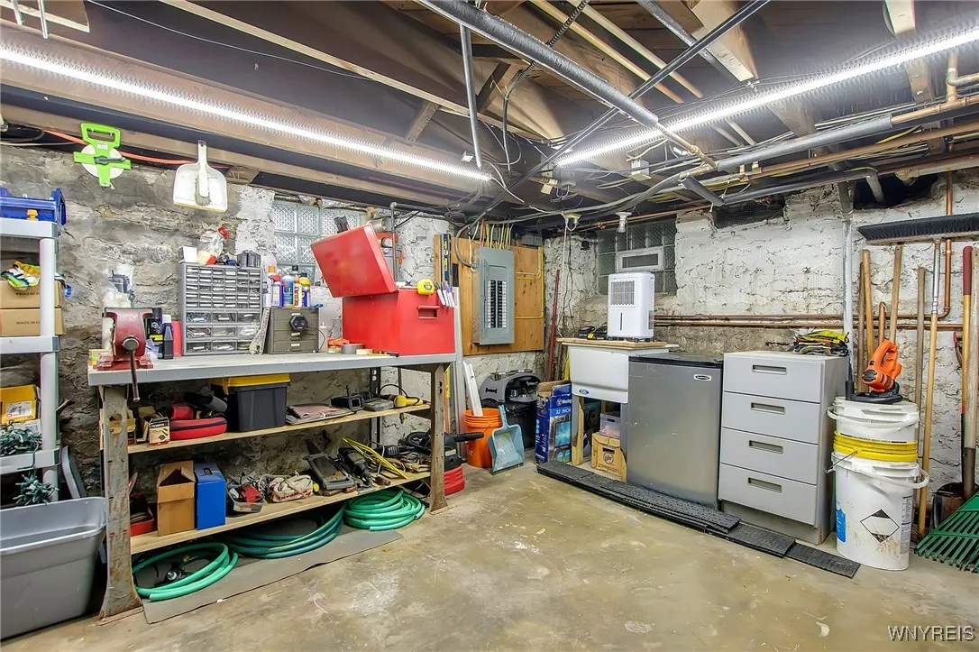 Owner unit basement (both are private)