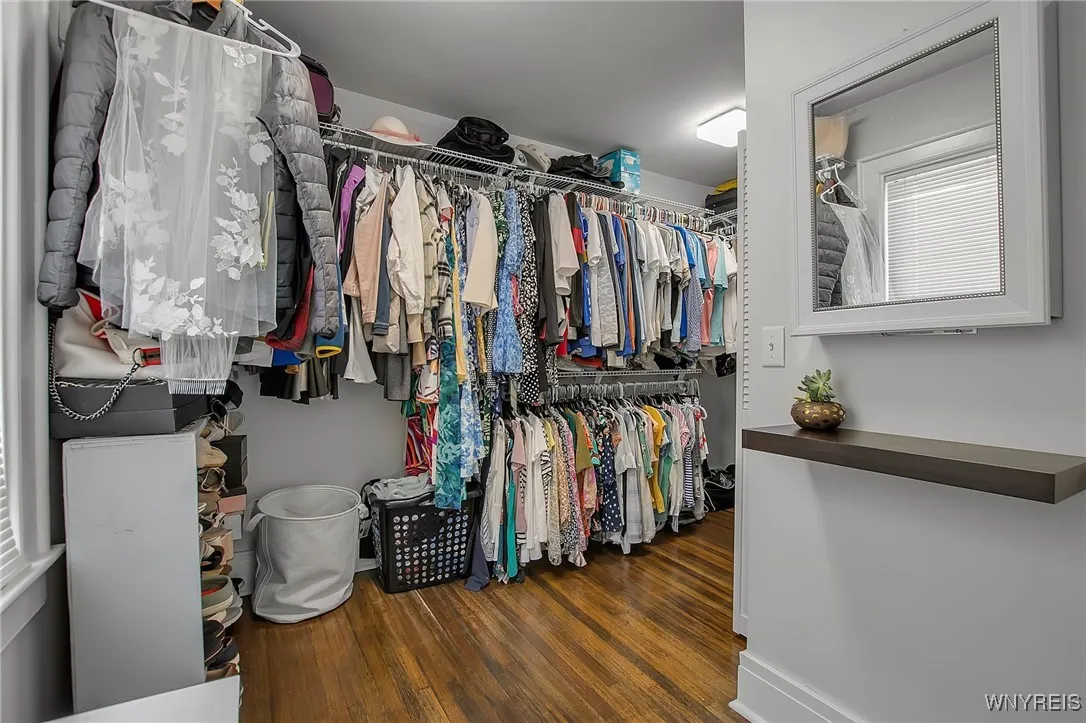 Primary closet
