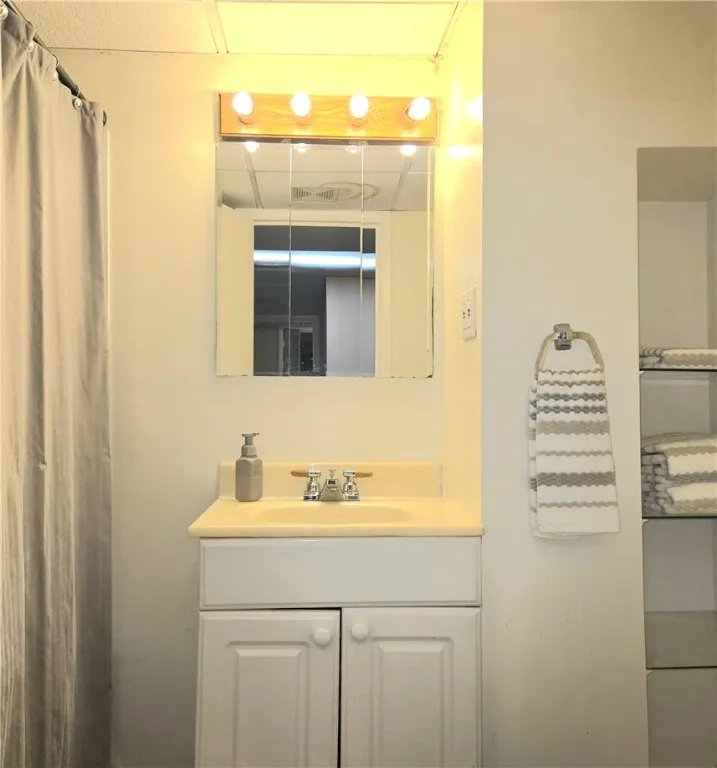 THIRD Full Bathroom In The Basement w/ Tub Surround