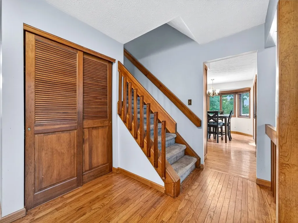 Welcoming Foyer Has Double Closets