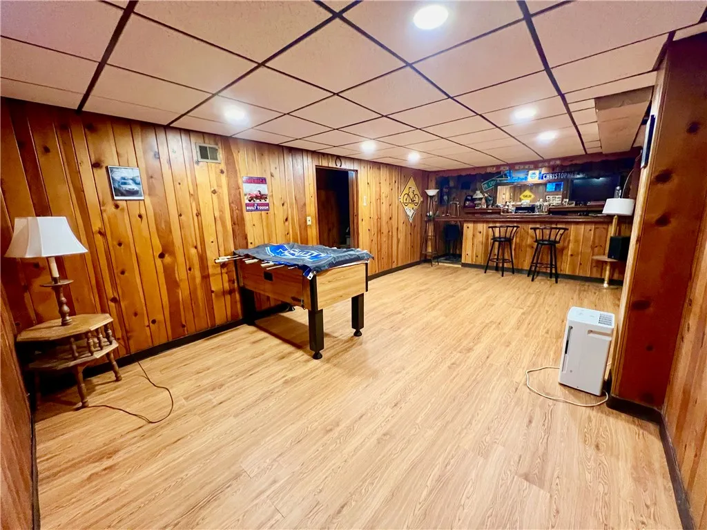 Brand new floors in the finished basement