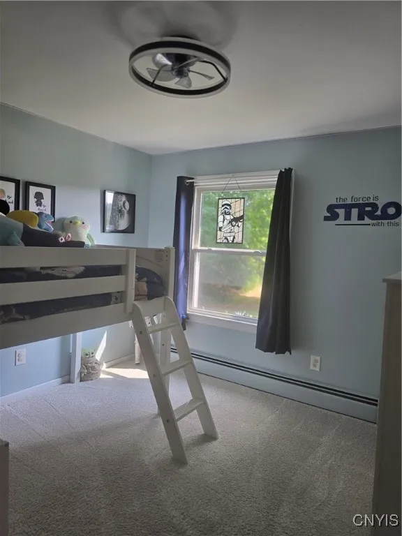 Again, bedroom #3 has been freshly painted, installed new light/fan and had new PLUSH carpeting installed.