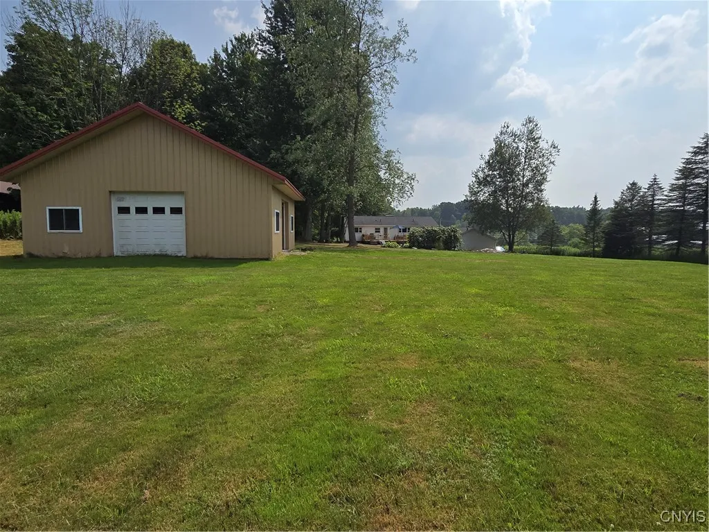 The 3rd door is on the back of the barn.
