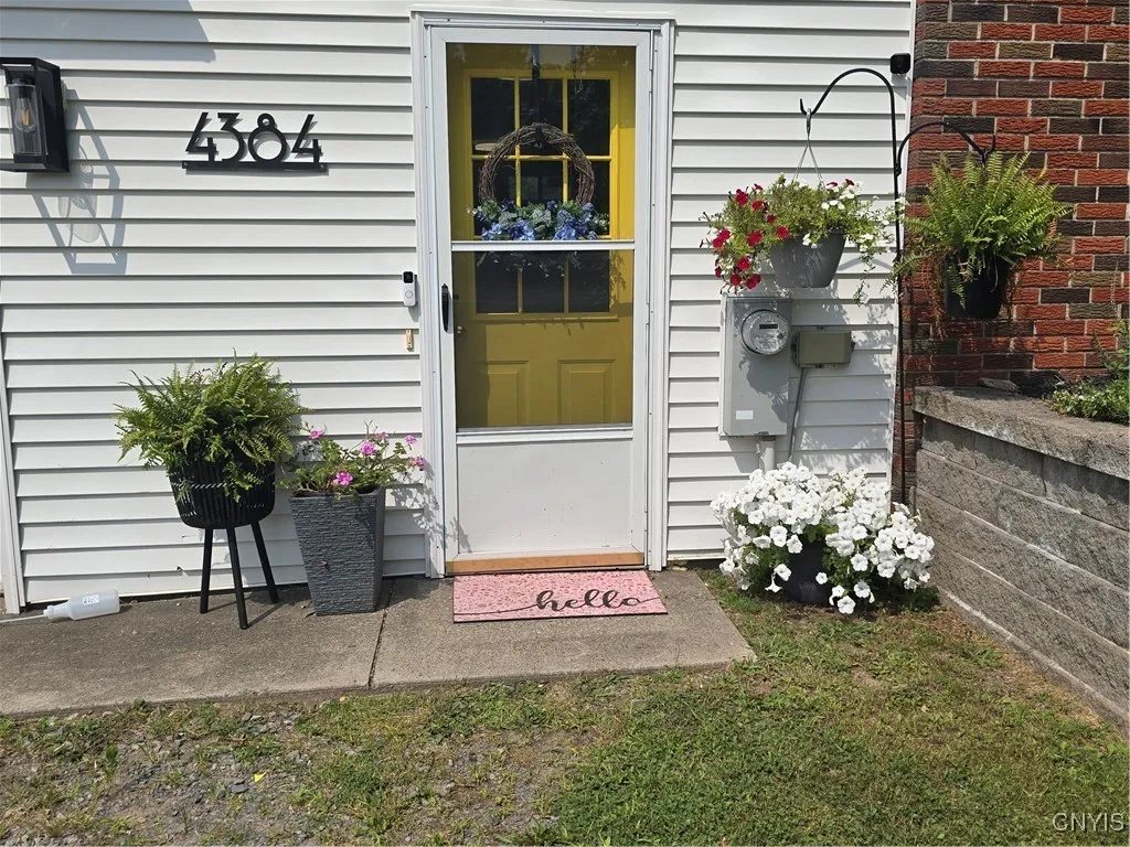 One of the best features of the house--an entry on the ground level, adjacent to the garage--perfect for unloading groceries, etc.
