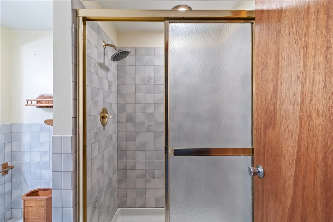 The LOWER LEVEL FULL BATH - there’s even ANOTHER LAUNDRY DOWN HERE!