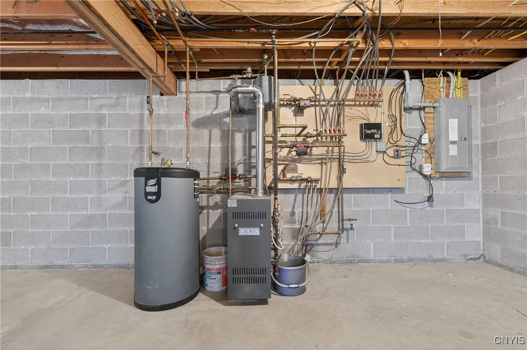 The basement has radiant floor heat as well!