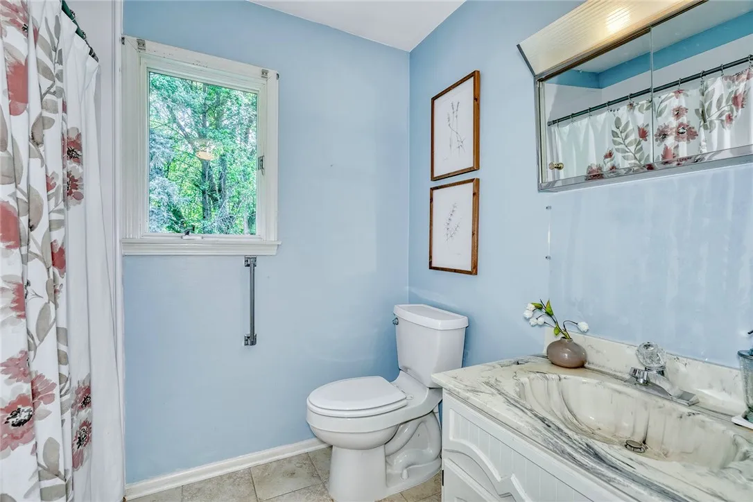 2nd floor full bathroom with step in shower