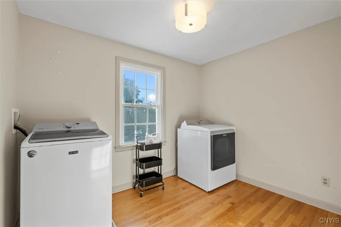 convenient first floor laundry